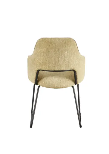 Armlehnstuhl - Stoff, Pistaziengrün