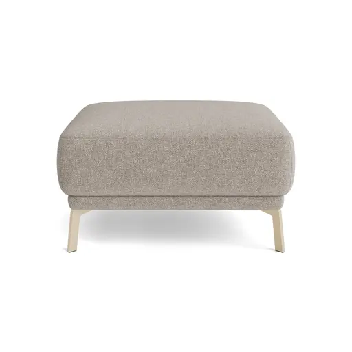 Hocker Bolonia - Stoff, Graubeige