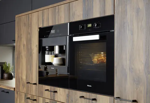 Inselküche 53.190 GL 1 519, Onyxschwarz matt