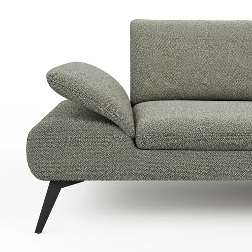 Sofa Collina - 3-Sitzer, Stoff, Eukalyptus