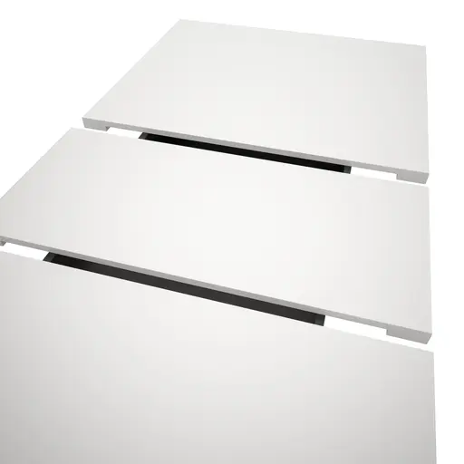 Esstisch - ausziehbar, LB ca. 150x90 cm, Weiß