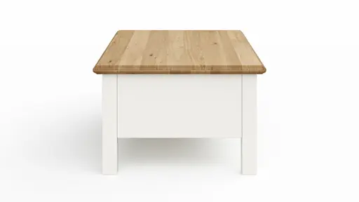Couchtisch Louisiana - LBH ca. 70x120x45 cm, Weiß