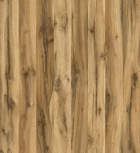 Esstisch - LB ca. 180x90 cm, Plankeneiche, Schwarz