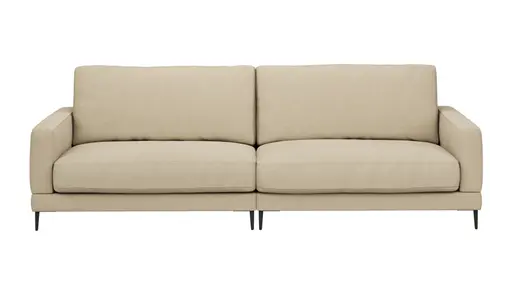 Sofa Janne - 3-Sitzer, Stoff, Sand