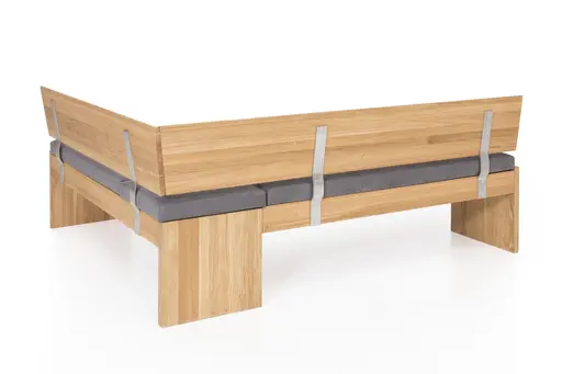 Eckbank - mit Truhe, Breite ca. 192 cm, Eiche massiv