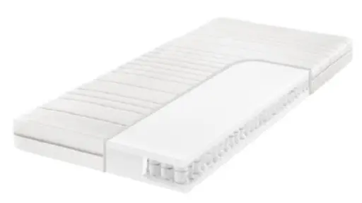 7-Zonen-Tonnentaschenfederkern-Matratze FIANN- Liegefläche ca. 90x200 cm, Fest