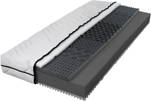 7 Zonen-Kaltschaum-Wendematratze- Liegefläche ca. 90x200 cm, H3/H4