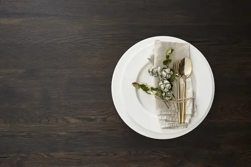 Esstisch Clifton - LB ca. 260x100 cm, Zerreiche massiv, Smoke