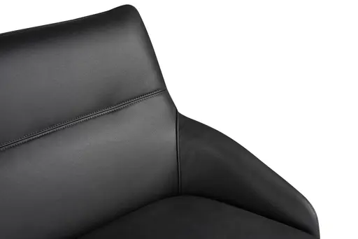 Bank MANON - Stoff, Schwarz