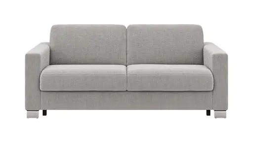Sofa Nuoro - 2,5-Sitzer inkl. Schlaffunktion, Armlehne 1, Stoff, Grau