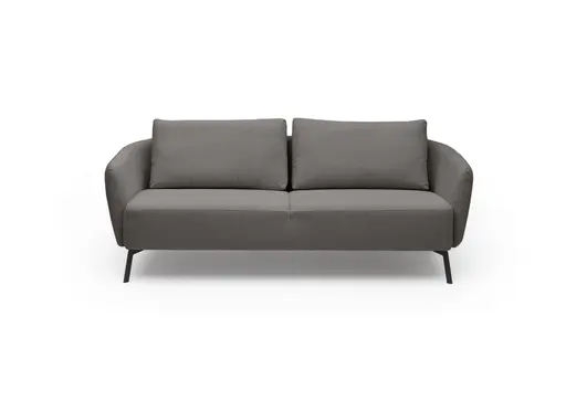 Sofa CARLLOTA - 3-Sitzer, Stoff, Anthrazit