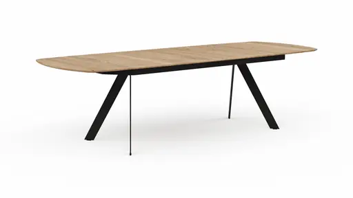 Esstisch Dinner - ausziehbar, LB ca. 220x100 cm, Eiche massiv