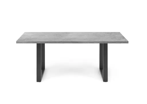 Esstisch - LB ca. 200x100 cm, Graphit, Schwarz