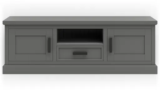 TV-Board Litchfield - Dark Grey, Non-Antique
