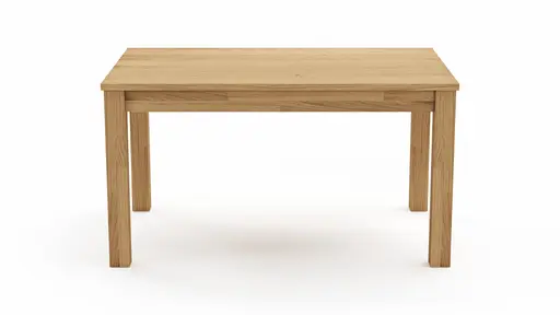 Esstisch Dinner - verlängerbar, LB ca. 140x90 cm, Wildeiche massiv