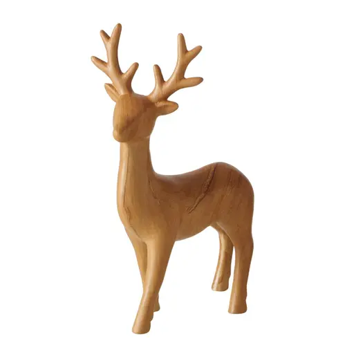 Deko-Hirsch, LBH ca. 17x9x22,5 cm, Braun