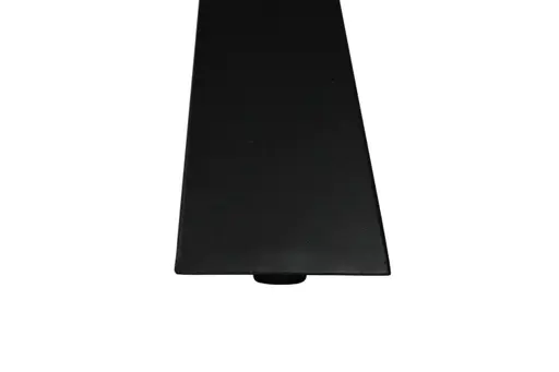 Esstisch MATTIES - ausziehbar, LB ca. 180x90 cm, Eiche Furnier, Schweizer Kante, Schwarz