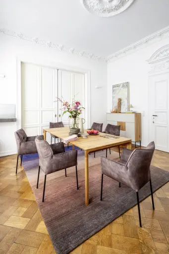 Esstisch 3400 - ausziehbar, LB ca. 220x100cm, Asteiche massiv