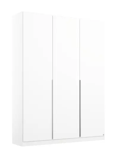 Drehtürenschrank- B ca. 136 cm, Weiß