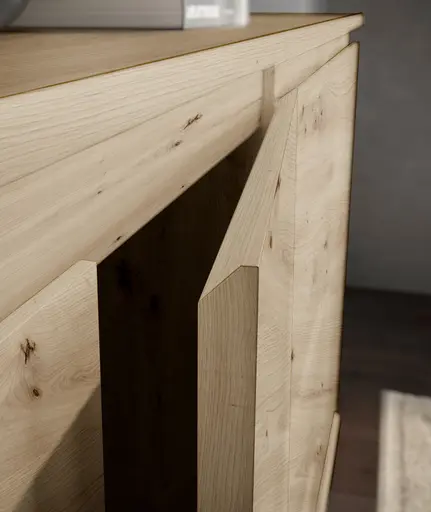 Kommode - B ca. 119 cm, Artisan Eiche Nachbildung