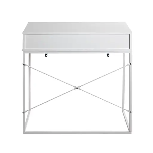 Schreibtisch - LB ca. 80x46 cm, Weiß