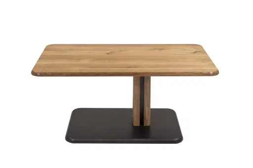 Couchtisch - höhenverstellbar, LBH. ca. 100x60x48,5-67,5 cm, Wildeiche