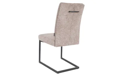 Freischwinger MAGGIE - Stoff, Kaffee