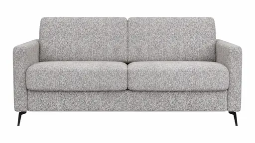 Schlafsofa Laredo - 2,5-Sitzer inkl. Schlaffunktion, Stoff, Graubeige
