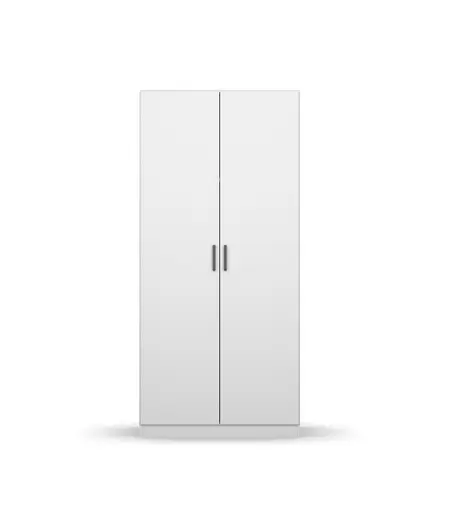 Drehtürenschrank RHONDA- B ca. 91 cm, Weiß