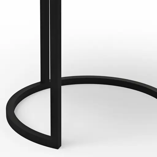 Beistelltisch Kai -LBH ca. 39x39x45 cm, Asteiche massiv, Schwarz