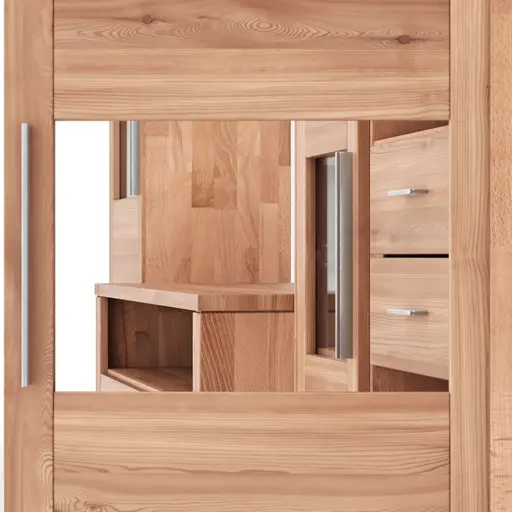 Wohnwand Faro 6.0 - Kernbuche massiv, geölt