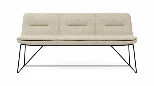 Polsterbank Macano - B ca. 180 cm, Stoff, Beige