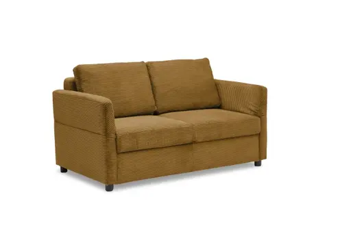 Sofa PRO FLEXX - 2-Sitzer, Stoff, Senfgelb
