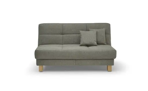 Funktionssofa EASY Optik B - 2-Sitzer, 155 cm inkl. Schlaffunktion, Stoff, Grün