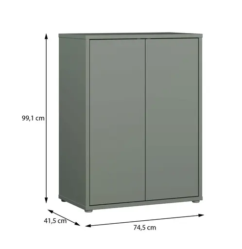 Kommode FAID- B ca. 74 cm, Salbei