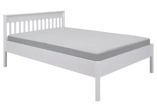 Bettgestell - Liegefläche ca. 140x200 cm, Weiß