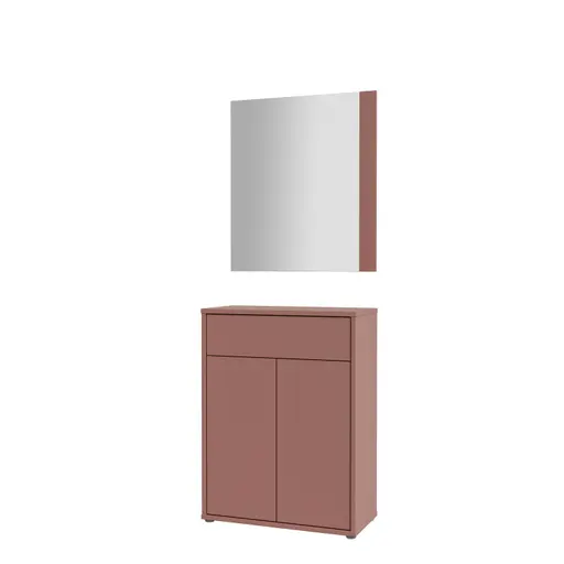 Kompaktgarderobe FAID- Terracotta