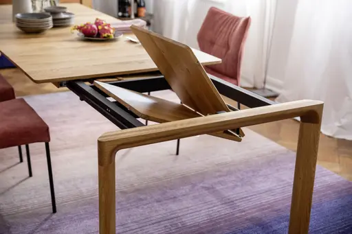 Esstisch 3400 - ausziehbar, LB ca. 220x100cm, Asteiche massiv