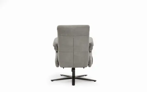 Drehsessel - Größe M, inkl. Relaxfunktion, Stoff, Grau
