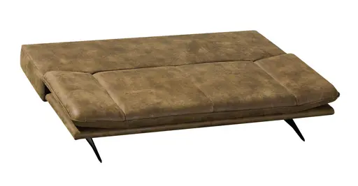 Querschläfer - Schlaffunktion mit Bettkasten, Stoff, Grün