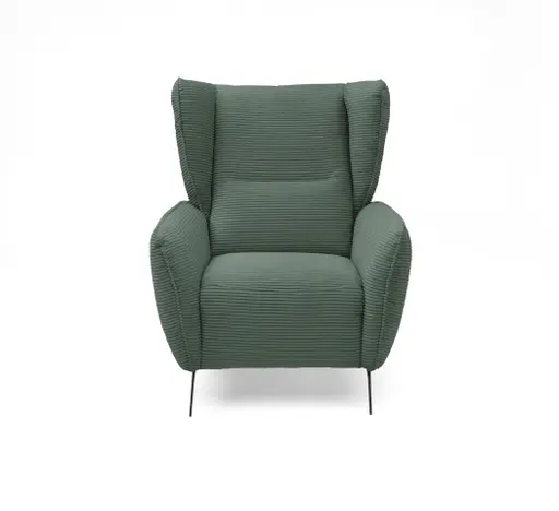 Sessel EILA - Stoff, Graugrün