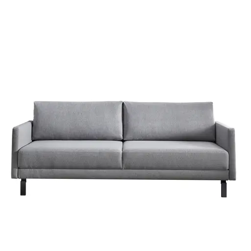 Schlafsofa - Liegefläche ca. 150x200 cm, Stoff, Rauchblau