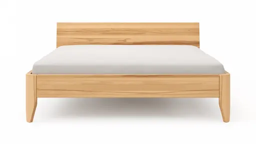 Bettgestell 1660 - Liegefläche ca. 160x200 cm, Kernbuche massiv, geölt