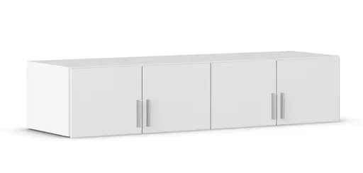 Schrankaufstaz REXY MATT- B ca. 181 cm, Weiß