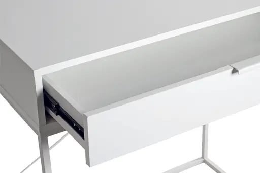 Schreibtisch - LB ca. 80x46 cm, Weiß