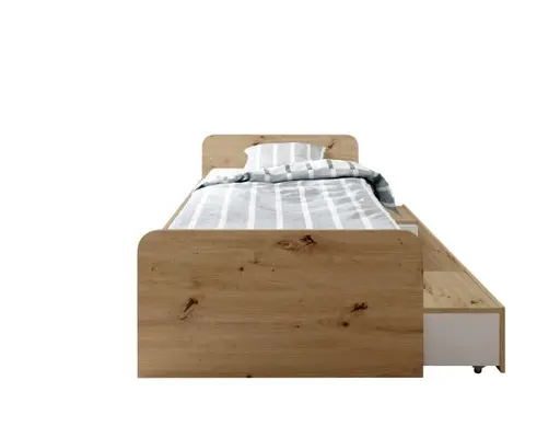 Kojenbett - Liegefläche ca. 90x200 cm, Artisan Eiche Nachbildung