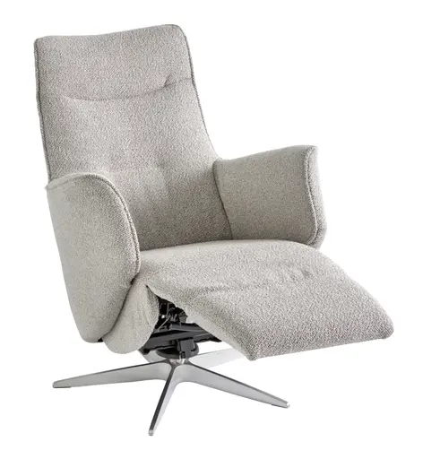 Relaxsessel Riposo - inkl. motorischer Relaxfunktion, Stoff, Graubeige