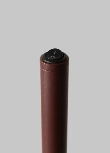 Tischleuchte - BHL ca. 18x59x18 cm, Burgundrot