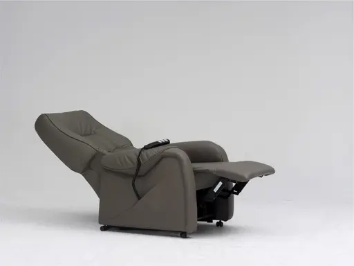 Sessel - Relaxfunktion 2-motorisch, Aufstehhilfe, Leder, Braun