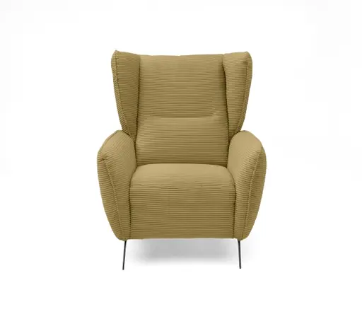 Sessel EILA - Stoff, Senfgelb